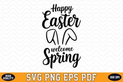 Happy Easter SVG Design | SVG Cut files Product Image 1
