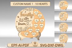 Personalized Inspirational Family Sign SVG Product Image 1