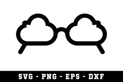 Eye Glasses SVG | SVG Cut files | Cricut Product Image 1