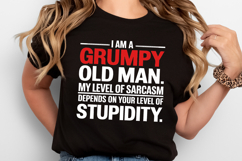 I am a Grumpy Old man SVG | Quotes| SVG Product Image 2