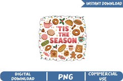Christmas Sweets and Hot Cocoa Sublimation, Christmas Png Product Image 1