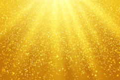 Golden background with sparkling particles and radiant light Product Image 1