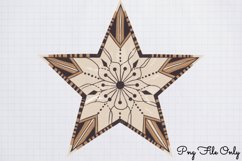 Cute Boho Christmas Watercolor Clipart PNG Product Image 1