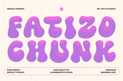 Fatizo - Blob Display Typeface Product Image 1