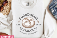 Sourdough Social Club PNG, Coquette Bow Positive Product Image 2