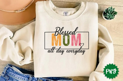 Mother's Day Sublimation PNG Design, Mom png design Product Image 1