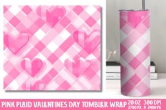 Valentines Day Pink Tumbler Wrap Product Image 1