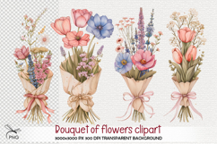 Flower bouquet clipart Product Image 1