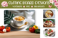 Breakfast Cutting Board, Food Cutting Board, Food PNG Product Image 1