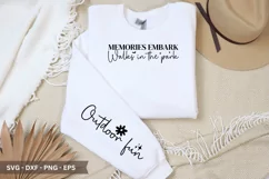 Memories embark SVG -Dog Sleeve T-Shirt Design Product Image 1