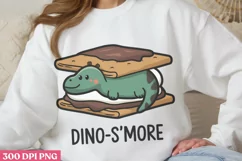 Dino smore PNG, Funny Puns Sublimation PNG Product Image 2