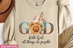 With God, All Things Are Possible PNG Product Image 2