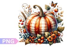 Halloween Pumpkins Sublimation - Clipart PNG Design Product Image 1