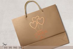 Valentines balloons svg files for cricut Product Image 2
