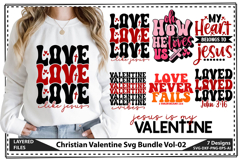 Christian Valentine Svg Bundle, Valentine Shirt Svg Product Image 1