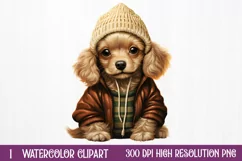 Christmas Dogs Sublimation Clipart, Christmas Dog Clipart Product Image 2