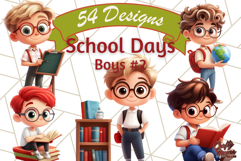 Boy Teacher PNG, Back to School Clipart, Classroom Decor Product Image 1