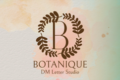 Botanique Monogram - Botanical Serif Monogram Font Product Image 1