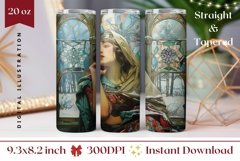 Christmas Tumbler Sublimation, Winter Tumbler Wrap Design Product Image 1
