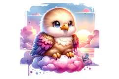 Cute Eagle Clipart - PNG File Product Image 2