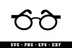 Eye Glasses SVG | SVG Cut files | Cricut Product Image 1