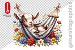 Cute Goat Clipart - PNG File Product Image 1
