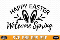 Happy Easter SVG Design | SVG Cut files Product Image 1