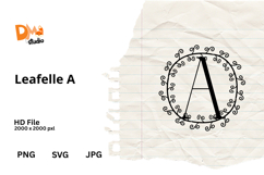 Leafelle Monogram Product Image 1