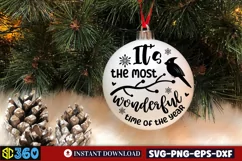It's the most wonderful time of the year SVG, Christmas SVG Product Image 2