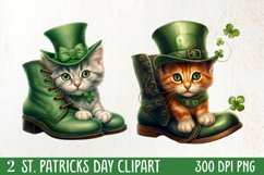 Cat Shoes for St Patricks Day Clipart Product Image 1