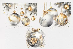 Christmas Decor Watercolor PNG sublimation Product Image 3