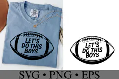 Let's Do this Boys Svg | Game Day Svg | Sport Svg Product Image 2