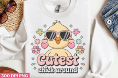 Cutest chick around PNG, Design Easter Sublimation PNG Product Image 2