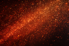 Sparkling orange particles on a dark Product Image 1