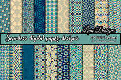 Geometric Seamless digital papers, Seamless pattern Product Image 1