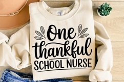 One Thankful School Nurse Svg | Halloween Svg | Shirt Svg Product Image 2