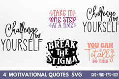 Motivational Quotes Designs SVG Product Image 1