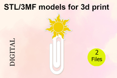 Paper Clips, Sun STL/3MF files for 3D Printing Product Image 1