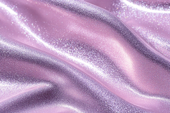 A pink glittery fabric with a shiny and sparkling texture Product Image 1