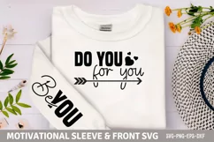 Be you do you for you Sleeve SVG PNG Product Image 1