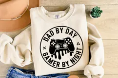 Dad by day gamer by night svg | Shirt Svg Product Image 2