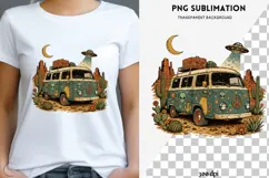 Roswell road trip png design for T-shirts Product Image 1
