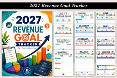 2027 Revenue Goal Tracker | Printable Revenue Planner Product Image 1