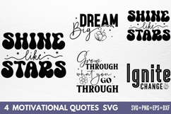 Motivational Quotes Designs SVG Product Image 1