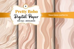 Boho digital paper Seamless backgrounds Product Image 2