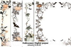 Halloween digital paper Product Image 1