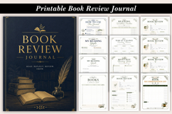 Printable Book Review Journal Product Image 1