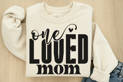 One loved mom SVG Product Image 2