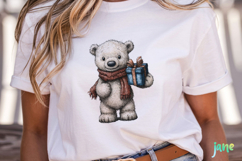 Whimsical Blue Christmas Clipart Product Image 5