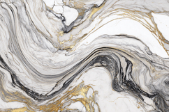 A beautiful marble pattern swirling black, gold &amp; white Product Image 1